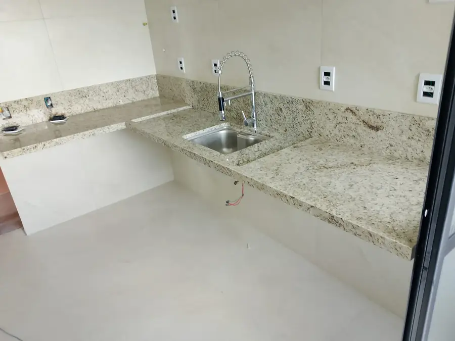 Bancada de cozinha com cuba, em Branco Dallas